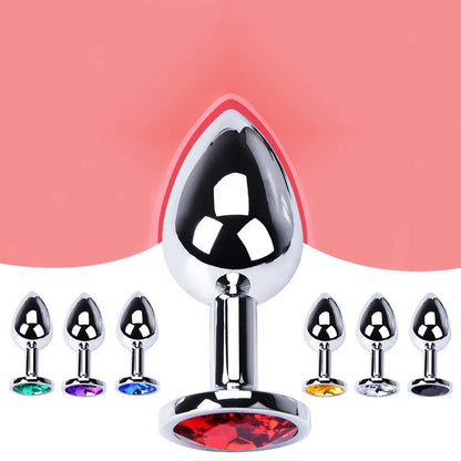 3 Size/set Metal Anal plug