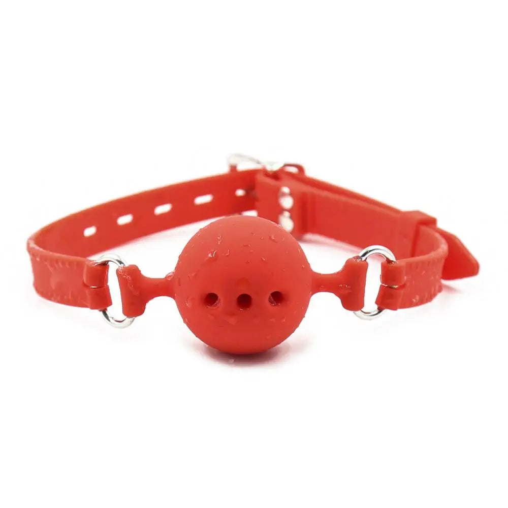 3 Sizes Soft Safety Silicone Open Mouth Gag Ball