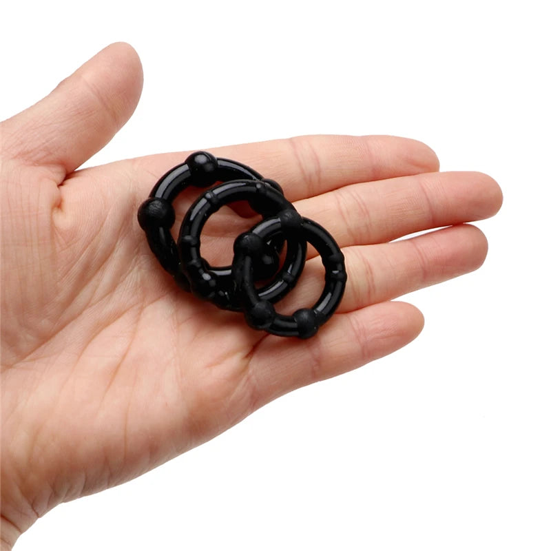 3Pcs Silicone Penis Rings