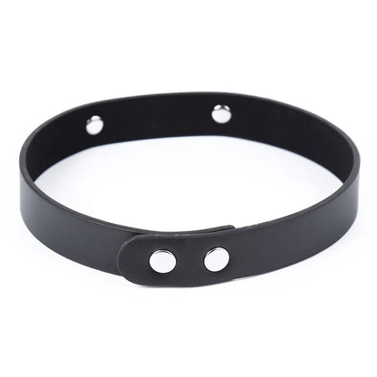 Bdsm Collar Choker Collar Leather Buckle Choker Bondage Cosplay Slave Collars